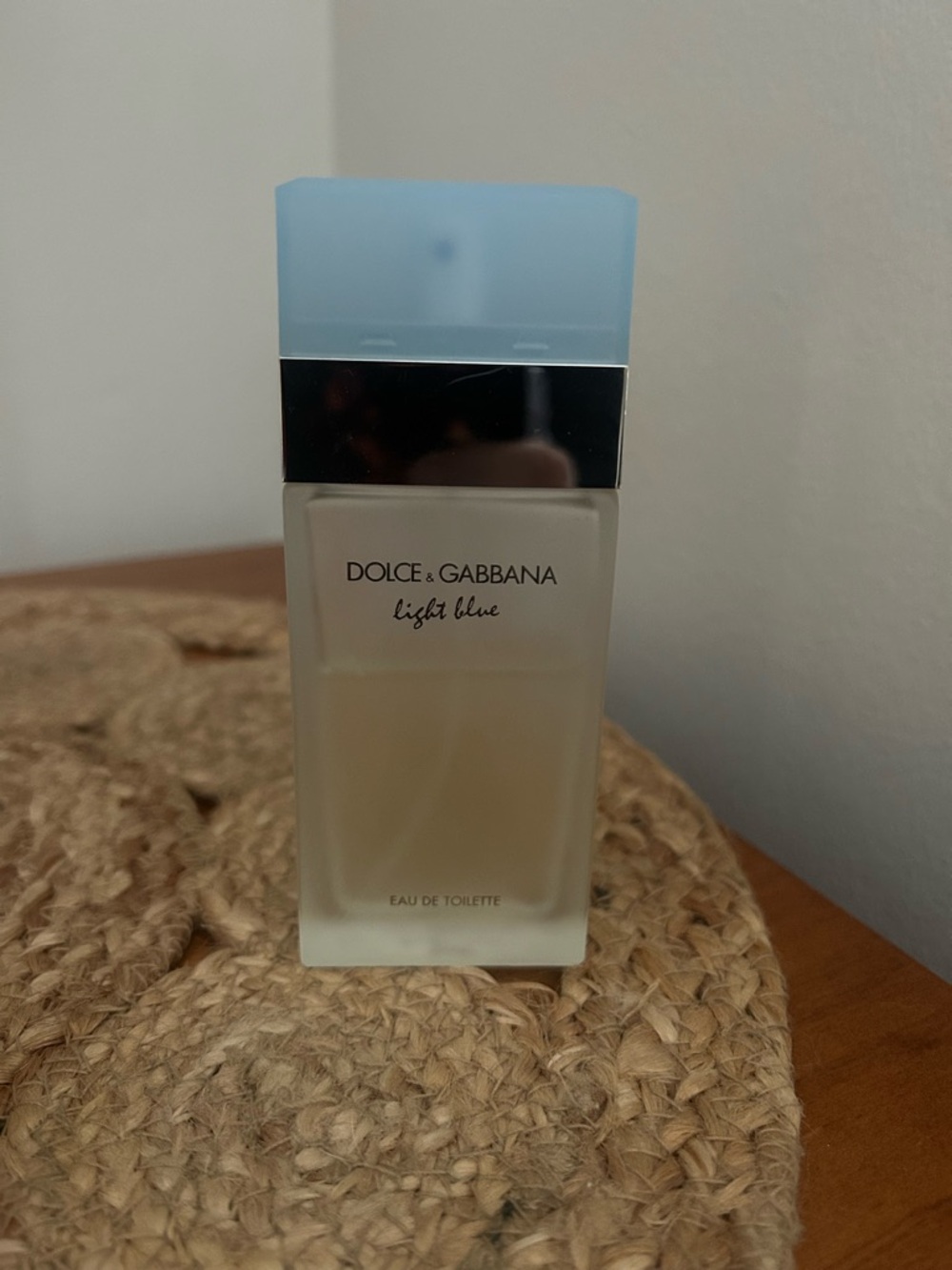 Dolce & Gabbana Light Blue Bottle with Pale Blue Cap
